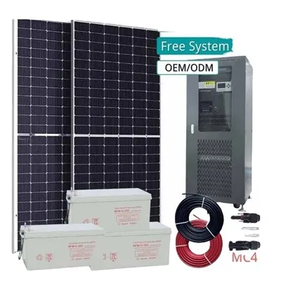 Sistema de energía solar de red híbrida de 8 KW