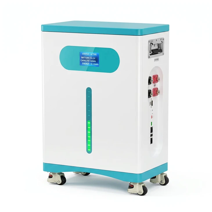 Batería LiFePO₄ de 51,2 V y 628 Ah